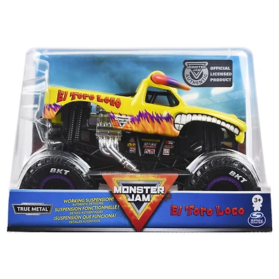 Monster Jam, Monster truck El Toro Loco officiel, véhicule en métal moul