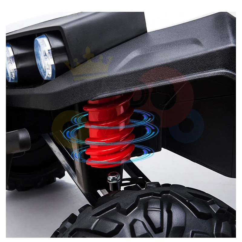 KidsVip 24V Enfants et Tout-Petits UTV Viper 4x4 Voiture Eléctrique avec Commande à Distance - Bleu - Édition anglaise