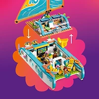LEGO Friends L'aventure en Bateau, Ensemble de Construction pour Enfants, Jouet de Jeu de Rôle Imaginatif 42664