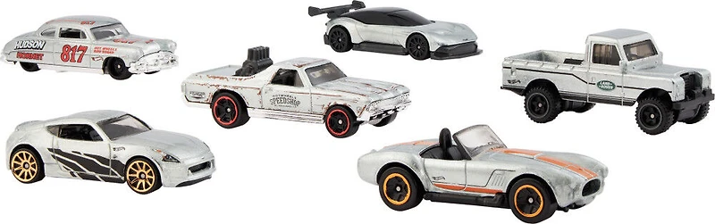 Hot Wheels- ZAMAC - Coffret multiple de 6 véhicules de collection