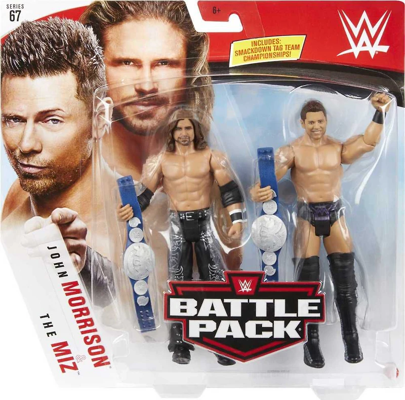 WWE - Coffret 2 Figurines Championship Showdown The Miz et John Morrison