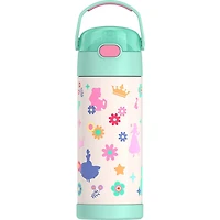 Bouteille avec paille isolée SS Vac 14oz  PRINCESSE