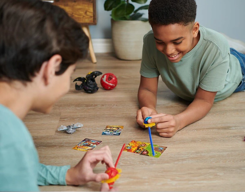 Bakugan Battle 5-Pack, Special Attack Nillious, Mantid, Bruiser, Octogan, Trox, figurines articulées personnalisables qui tournent