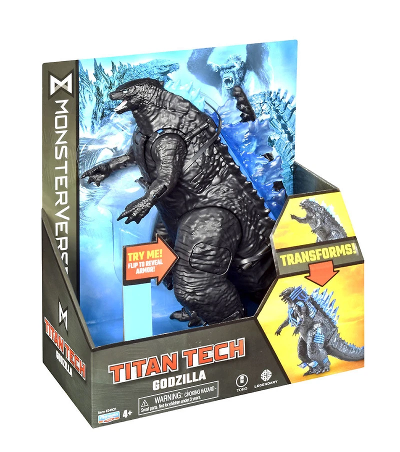 Monsterverse: Figurine Godzilla Transformable Titan Tech 8"