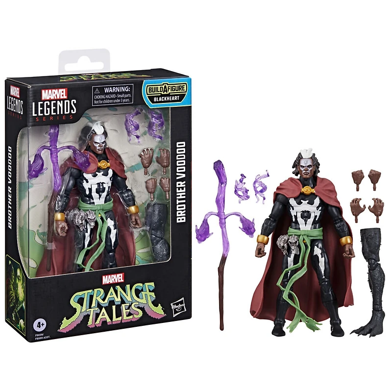 Marvel Legends Series Strange Tales, figurine Brother Voodoo inspirée des bandes dessinées