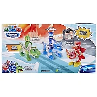 Pyjamasques Animal Power, coffret Hero Animal Trio de 3 figurines et 3 véhicules