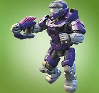 Mega Halo Heroes Series 14 Spartan Mark VII Micro Action Figure, Building Toys for Kids