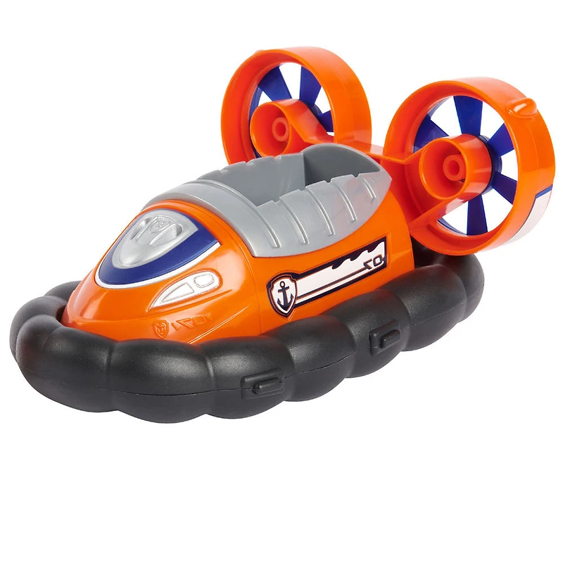 PAW Patrol, Zuma Hovercraft, Véhicule avec figurine articulée à collectionner, jouets respectueux de la planète