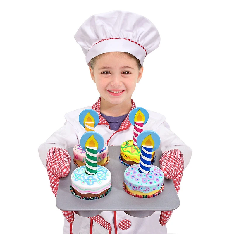 Melissa and Doug - Set de cupcakes en bois