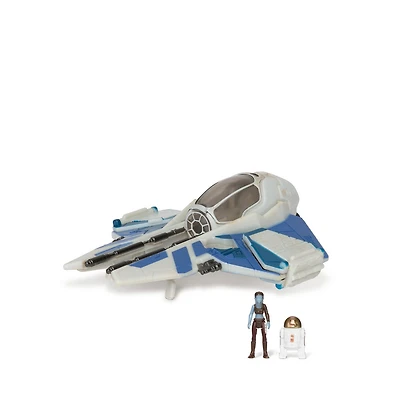 Star Wars Micro Galaxy Squadron 3" Vehicle - Aayla Secura's Jedi Interceptor