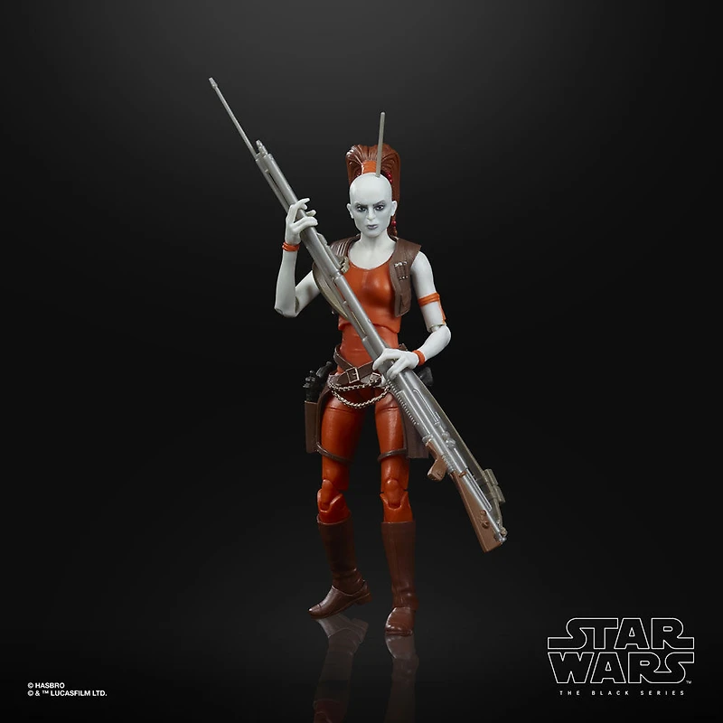 Star Wars The Black Series, figurine articulée Aurra Sing, 15 cm, Star Wars : The Clone Wars