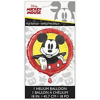 Ballon aluminium rond, 18 " - Mickey Roadster