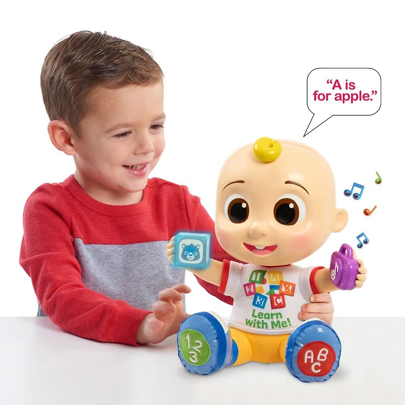 CoComelon Interactive Learning JJ Doll with Lights, Sounds, and Music