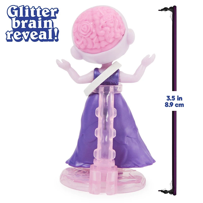 Zombaes Forever, Figurine surprise à collectionner avec accessoires pour poupées et cercueil (les styles peuvent varier), 8,9 cm