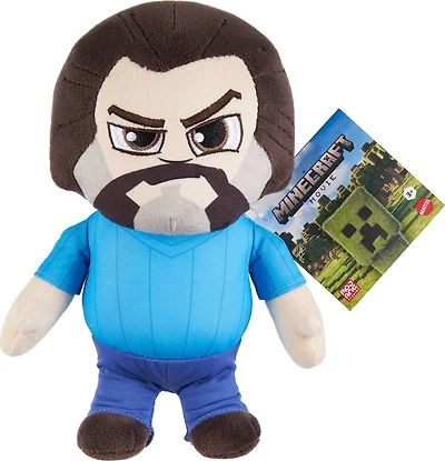 Minecraft Film Peluche souple 20,32cm Steve, de collection