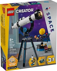 LEGO Creator 3 en 1 Le Télescope d'Exploration Spatiale, Se Transforme en Microscope ou en OVNI 31378