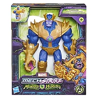 Marvel Avengers Mech Strike Monster Hunters, figurine deluxe Thanos Coup de poing du monstre de 22,5 cm