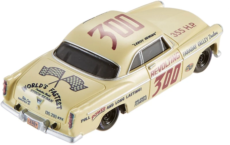 Cars Disney/Pixar - Véhicule Leroy Hemming. - Édition anglaise