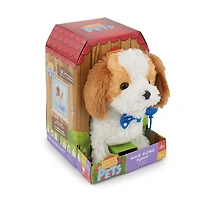 Pitter Patter Pets  - Coffret Walk Along Puppy Brown and White Beagle - Notre exclusivité - Édition anglaise