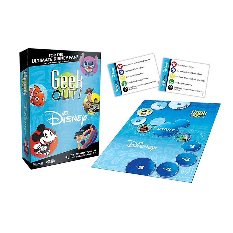 Geek Out! Disney Board Game - English Edition