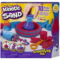 Kinetic Sand, Coffret Sandisfying avec 907 g de sable et 10 outils