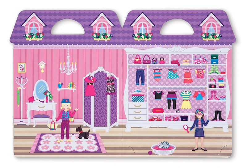 Melissa & Doug Reusable Puffy Stickers - Dress-Up - Édition française