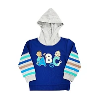 Cocomelon - Haut trompe-l’œil - Marine et gris chiné - Taille 5T - Exclusivité Toys "R" Us