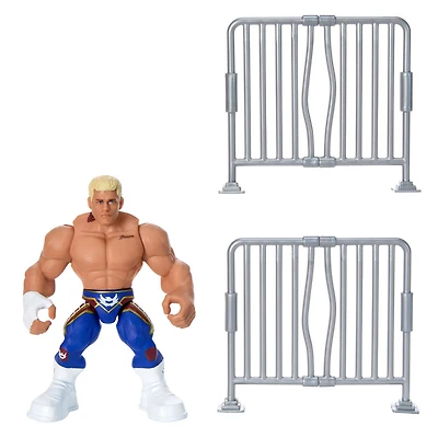 WWE Action Figure Knuckle Crunchers Cody Rhodes with Battle Accessory