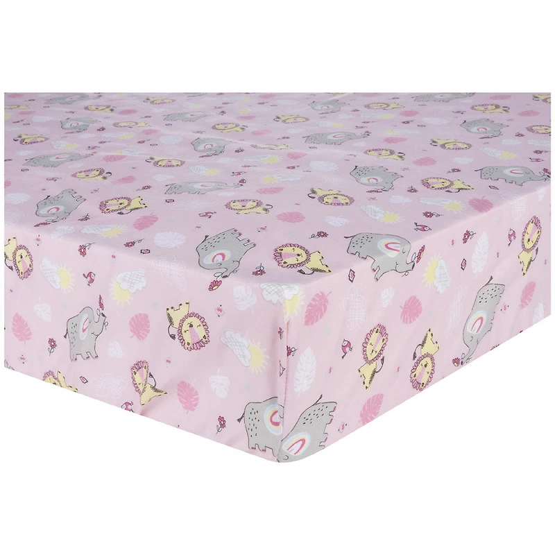 2 Pack Microfiber Sheets - Jungle Flowers