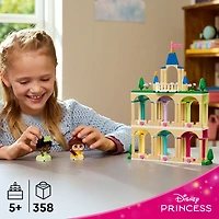 LEGO Disney Princess Mini Belle & Tiana with Castle Building Toy for Girls & Boys, Ages 5+ - 43291