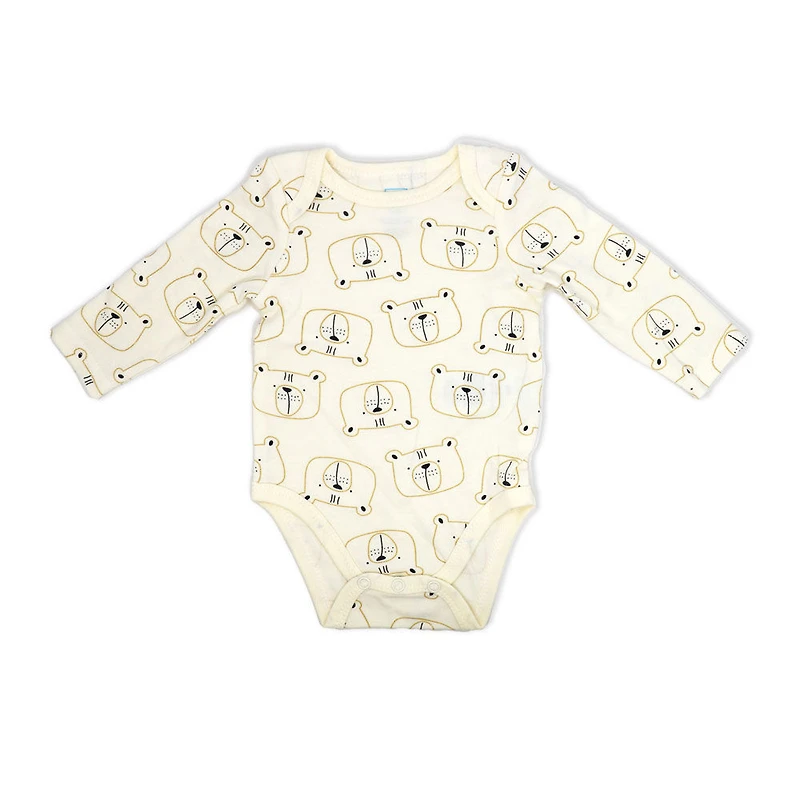 Baby Mode Ensemble de 3 chandails Sherpa : Ours bleu marine