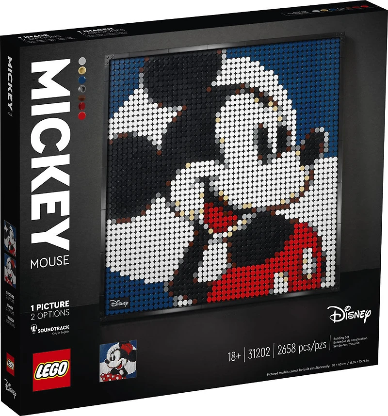 LEGO ART Disney's Mickey Mouse 31202 (2658 pièces)