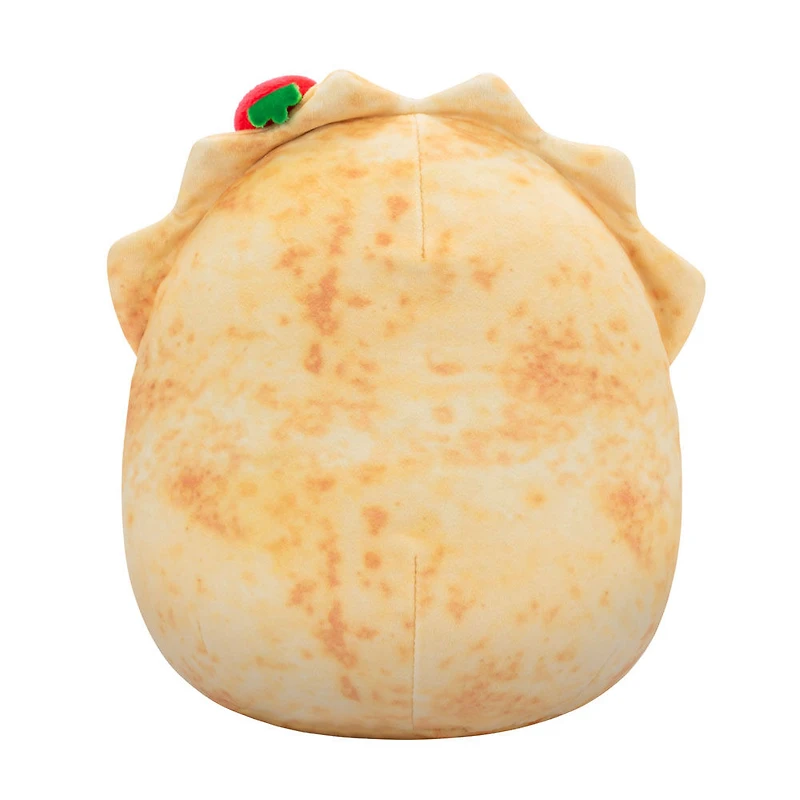 Peluche Squishmallows 7.5" - Gasten la crêpe aux fraises avec un filet de chocolat