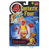 Marvel Legends Series Fantastic Four 6-inch Firelord Retro Action Figure Toy, Includes 2 Accessories