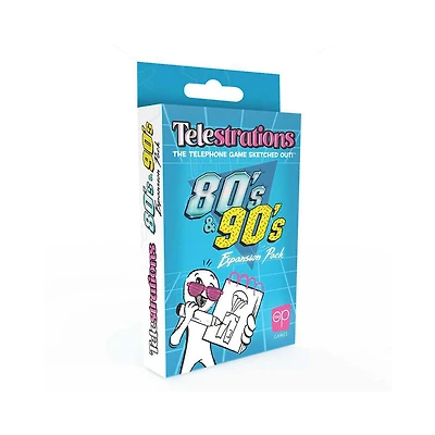USAopoly Telestrations 80s & 90s Card Game Expansion Pack - English Edition