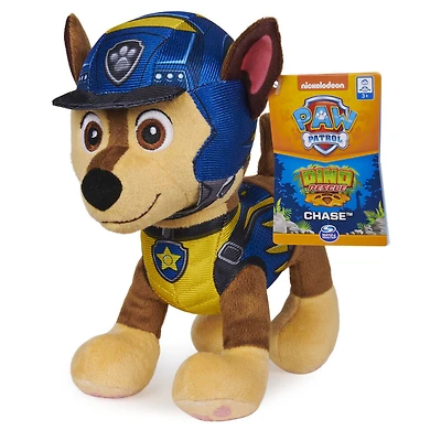 PAW Patrol, Chase Dino Rescue, animal en peluche, 20,3 cm