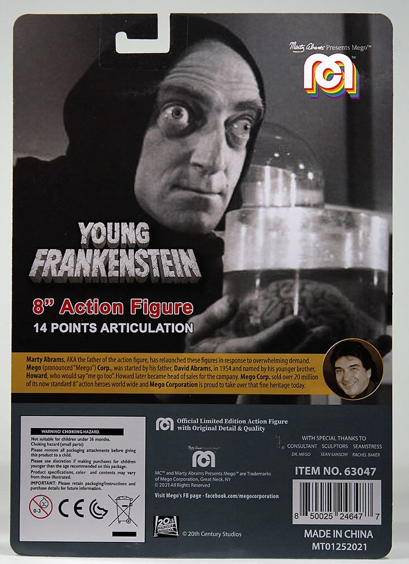 Mego Figurines Superheroes - Young Frankenstein - Igor - English Edition
