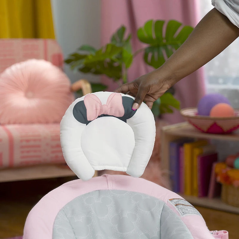 Transat de Bright Starts et Disney Baby MINNIE MOUSE Rosy Skies Comfy Bouncer