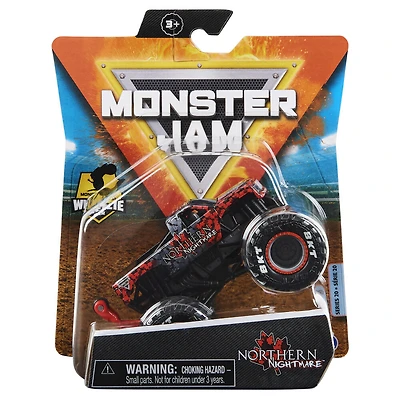 Monster Jam, Monster truck Northern Nightmare officiel, véhicule en métal moulé, série Legacy Trucks, échelle 1:64