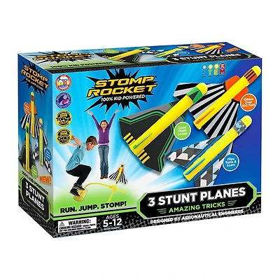 Stomp Rocket avec 3 avions Stunt - Édition anglaise