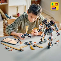 LEGO NINJAGO Cole's Titan Dragon Mech Adventure Toy, Ninja Playset with 1 Minifigure 71821