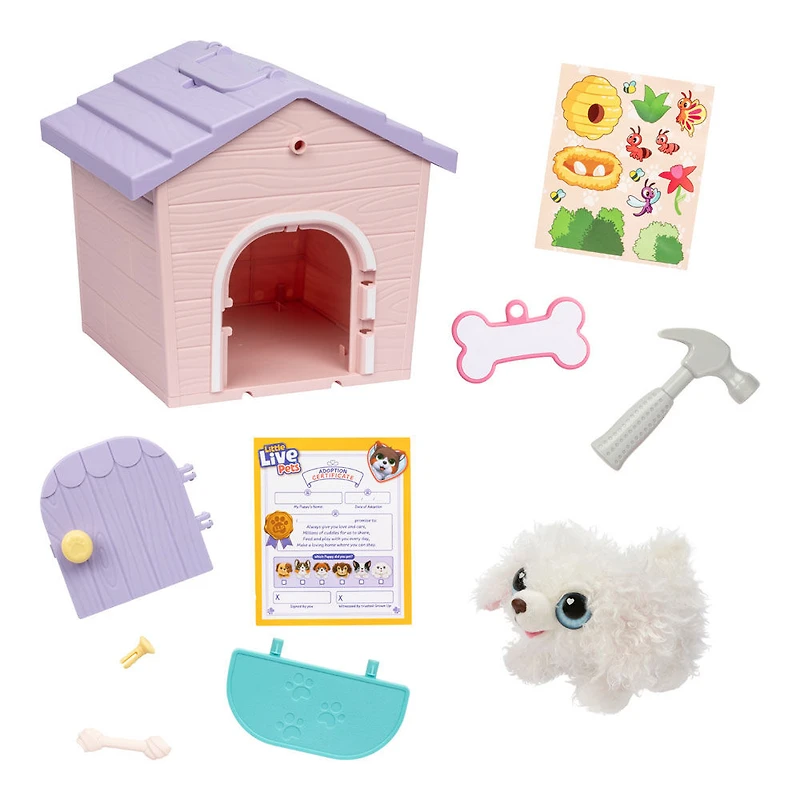 Little Live Pets My Puppy's Home Minis - Maison rose et violette