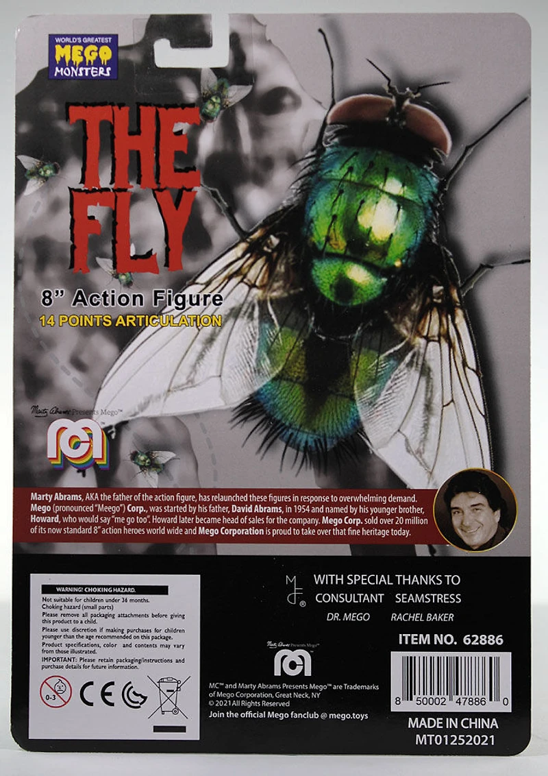 Mego Figurines Horror - Flocked Fly - English Edition