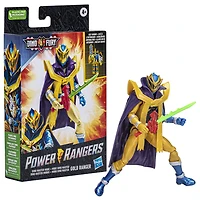 Power Rangers Dino Fury Ranger doré Mode Dino Master, figurine Power Rangers de 15 cm