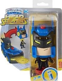DC Super Friends-Coffret Batman et Batmobile Head Shifters-Imaginext