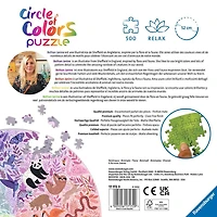 Ravensburger Circle of Colours Animaux Puzzle 500 pièces