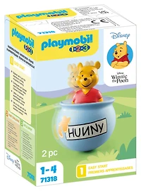 Playmobil - 1.2.3 and Disney: Winnie l'ourson et culbuto pot de miel