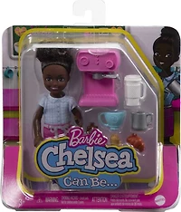 Barbie- Chelsea - Poupée Chelsea peut être... Barista, poupée et acc.