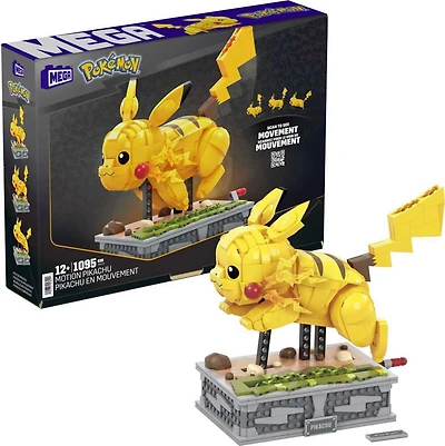 MEGA - Pokémon - Pikachu en mouvement