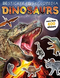 Sticker Encyclopedia Dinosaurs - Édition anglaise